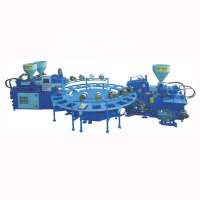 PVC PCU Air Blowing injection shoes making Machine